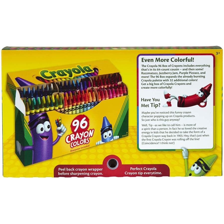 クレヨラ アメリカ 海外輸入 52-0096 Crayola Classic Color Crayons in Flip-Top Pack with Sharpener，_3
