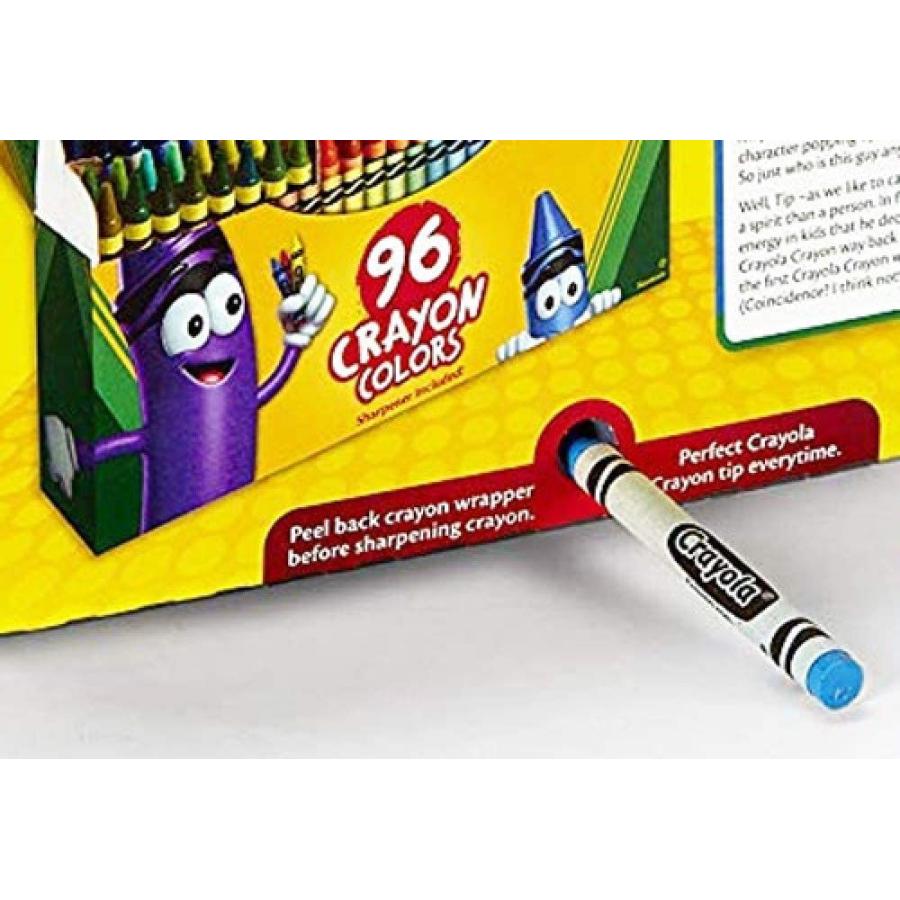 クレヨラ アメリカ 海外輸入 52-0096 Crayola Classic Color Crayons in Flip-Top Pack with Sharpener，_4