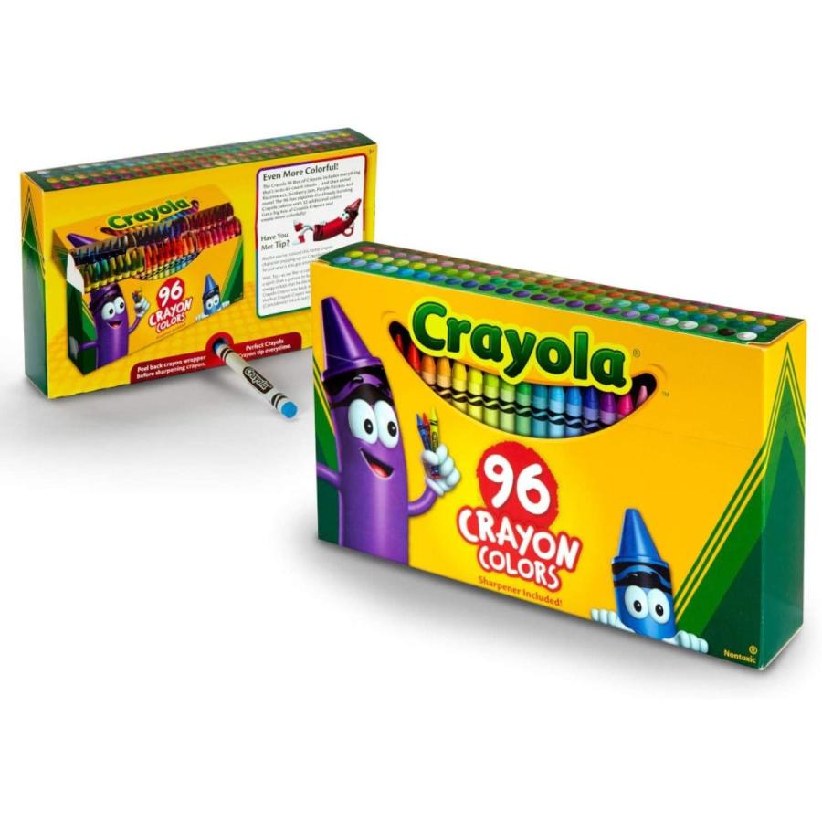 クレヨラ アメリカ 海外輸入 52-0096 Crayola Classic Color Crayons in Flip-Top Pack with Sharpener，_5