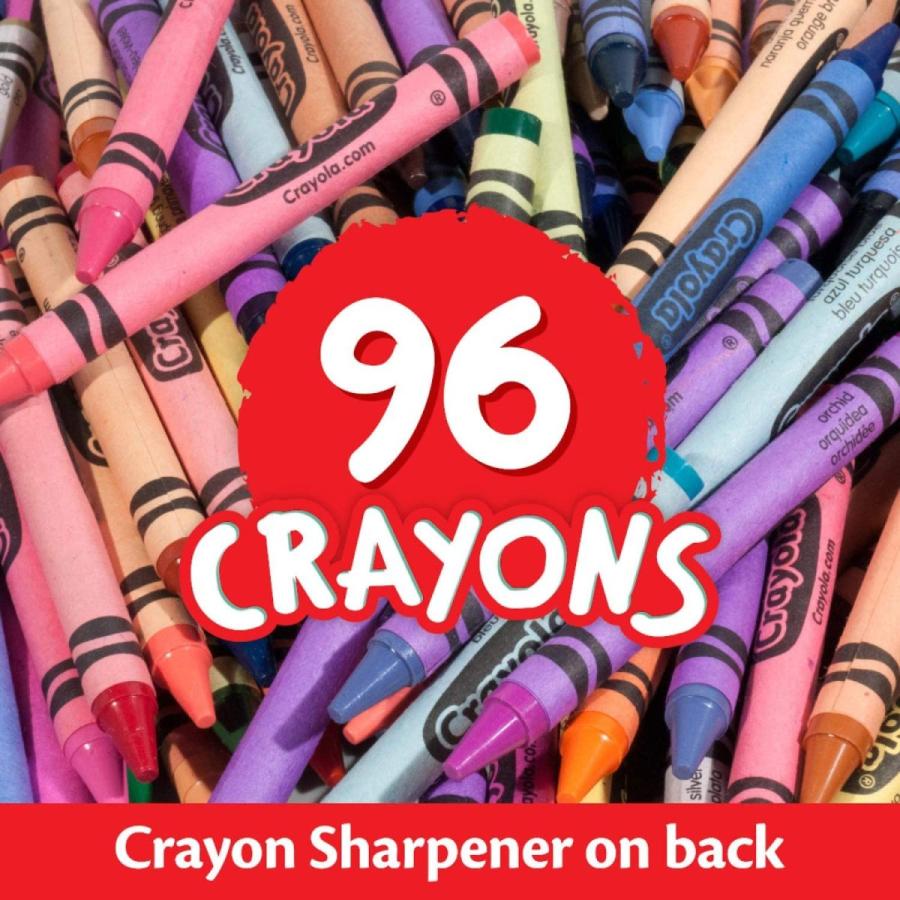 クレヨラ アメリカ 海外輸入 52-0096 Crayola Classic Color Crayons in Flip-Top Pack with Sharpener，_6