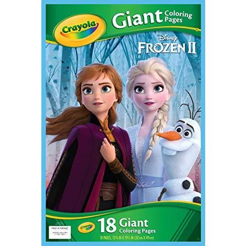 クレヨラ アメリカ 海外輸入 04-1993 Crayola Frozen Giant Coloring Pages