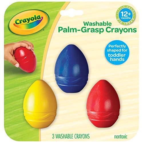 クレヨラ アメリカ 海外輸入 81-1450 Crayola My First Palm Grasp Crayons， 3 Count， Washable Toddler