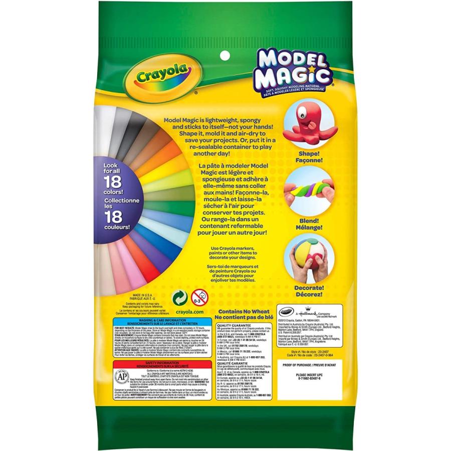クレヨラ アメリカ 海外輸入 232407 Crayola Model Magic Craft Pack， Modeling Clay Alternative， 7oz (_7