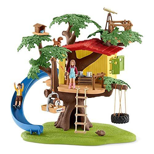 海外輸入 知育玩具 シュライヒホースクラブ 42408 Schleich Farm World Adventure Tree House 28-