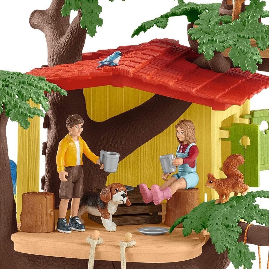 アルミ 海外輸入 知育玩具 シュライヒホースクラブ 42408 Schleich Farm World Adventure Tree House 28-