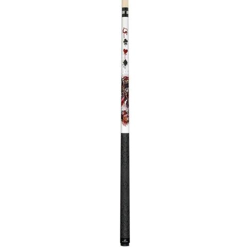 海外輸入品 ビリヤード D-JS Players 58\" 2-Piece North American Hard Maple Billiard Pool Cue Stick, Wh
