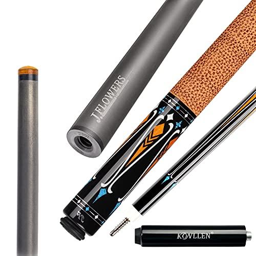 海外輸入品 ビリヤード KONLLEN Carbon Fiber Pool Cue Stick Professional Cues with Extension (Full Car