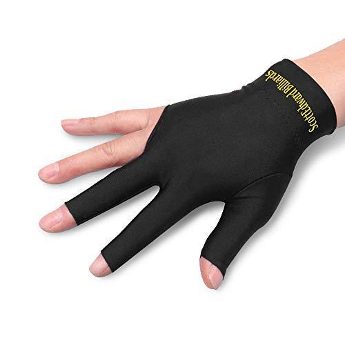 海外輸入品 ビリヤード Scott Edward Billiard Gloves 10pcs/Set 3 Open Fingers Billiards Glove Pool Cue