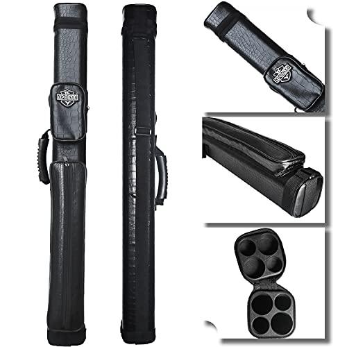 海外輸入品 ビリヤード BY SPORTS 2x2 Hard cue case Square Pool Cue Billiard Stick Carrying Case