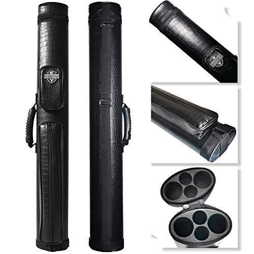 海外輸入品 ビリヤード BY SPORTS 2x2 Hard cue case Oval Pool Cue Billiard Stick