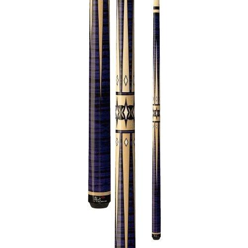 海外輸入品 ビリヤード F-2610 Players Flirt F-2610 Graphic Maple/Purple Tiger-Stripe with Black and C