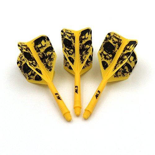 海外輸入品 ダーツ フライト CSAK-5KL9S CUESOUL ROST Integrated Dart Flight and Shafts Big Wing Shap
