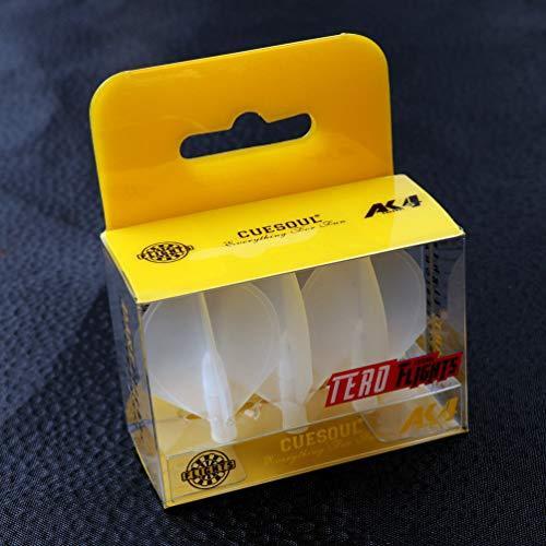 海外輸入品 ダーツ フライト CUESOUL TERO AK4 Transparent Dart Flights Shield Shape,Set of 3 pcs(CS-