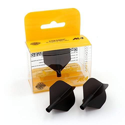 海外輸入品 ダーツ フライト CUESOUL TERO AK4 Black Dart Flights Standard,Set of 3 pcs