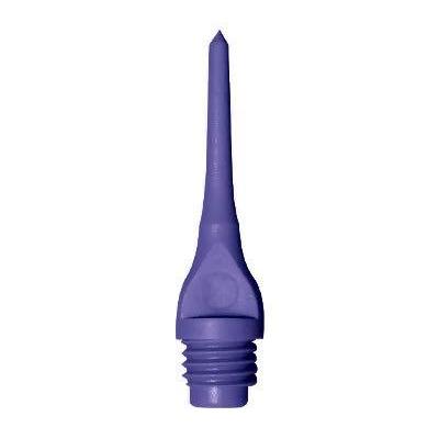 海外輸入品 ダーツ チップ Mueller 1/4\" Plastic Keypoint Dart Tip ? Bag/100 - American Made (Blue)