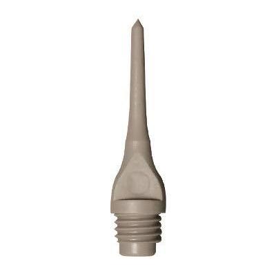 海外輸入品 ダーツ チップ Mueller 1/4\" Plastic Keypoint Dart Tip ? Bag/100 - American Made (Gray)
