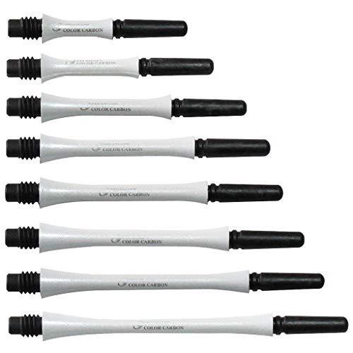 海外輸入品 ダーツ シャフト NineDartOut Fit Shaft Carbon White Pearl Slim 4 Pack (Spinning) (#5-31.