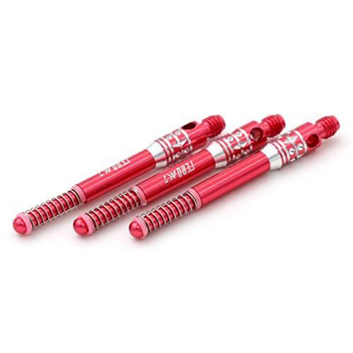 海外輸入品 ダーツ シャフト CUESOUL TERO AK7 Aluminum Dart Shafts Red Built-in Spring Telescopic fo