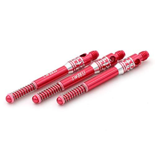 海外輸入品 ダーツ シャフト CUESOUL TERO AK7 Aluminum Dart Shafts Red Built-in Spring Telescopic fo