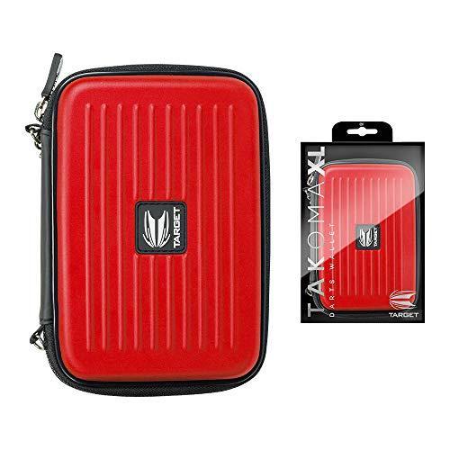 海外輸入品 ダーツ 125855 Target Darts Takoma XL Darts Wallet Case, Red ? Holds 6 Darts, Protective E