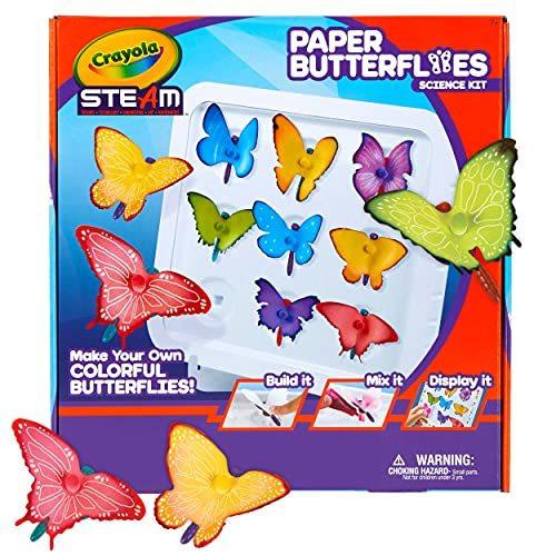クレヨラ アメリカ 海外輸入 74-7445 Crayola Paper Butterfly Science Kit， STEAM Toy， Gift for Kids，