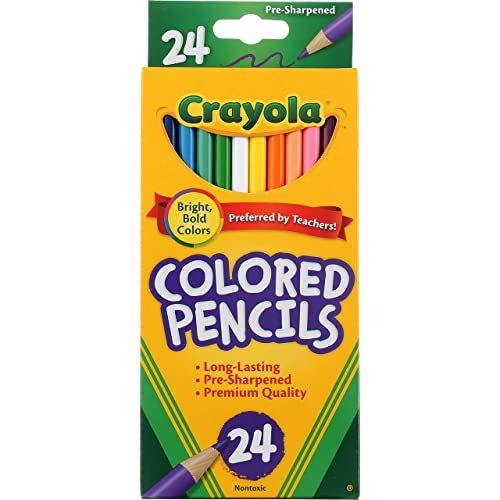 クレヨラ アメリカ 海外輸入 68-4024 Crayola Colored Pencils Long 24 in a Pack (Pack of 4) 96 Pencil