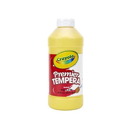 クレヨラ アメリカ 海外輸入 54-1216-034 Crayola Premier Tempera Paint For Kids - Yellow (16oz)， Kid