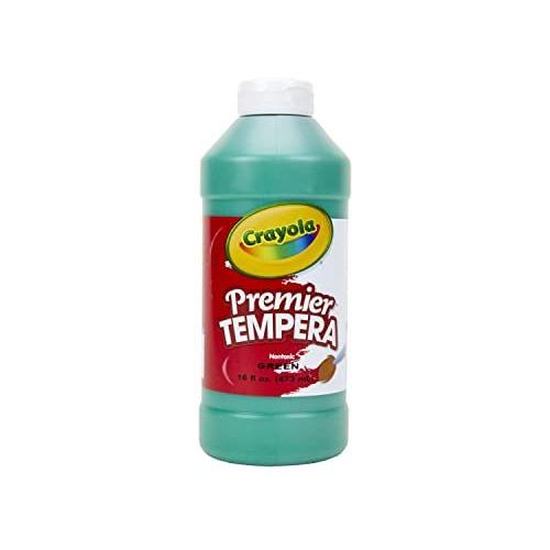 クレヨラ アメリカ 海外輸入 54-1216-044 Crayola Premier Tempera Paint For Kids - Green (16oz)， Kids