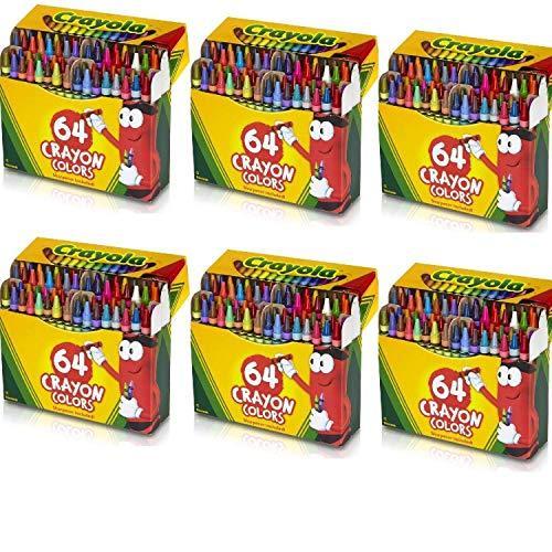 クレヨラ アメリカ 海外輸入 CYO520064-1 Crayola 6 Pack 64 Ct Crayons (52-0064)， Assorted