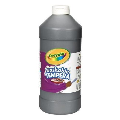 クレヨラ アメリカ 海外輸入 54-3132-051 Crayola Washable Tempera Paint For Kids， Black Paint， Class