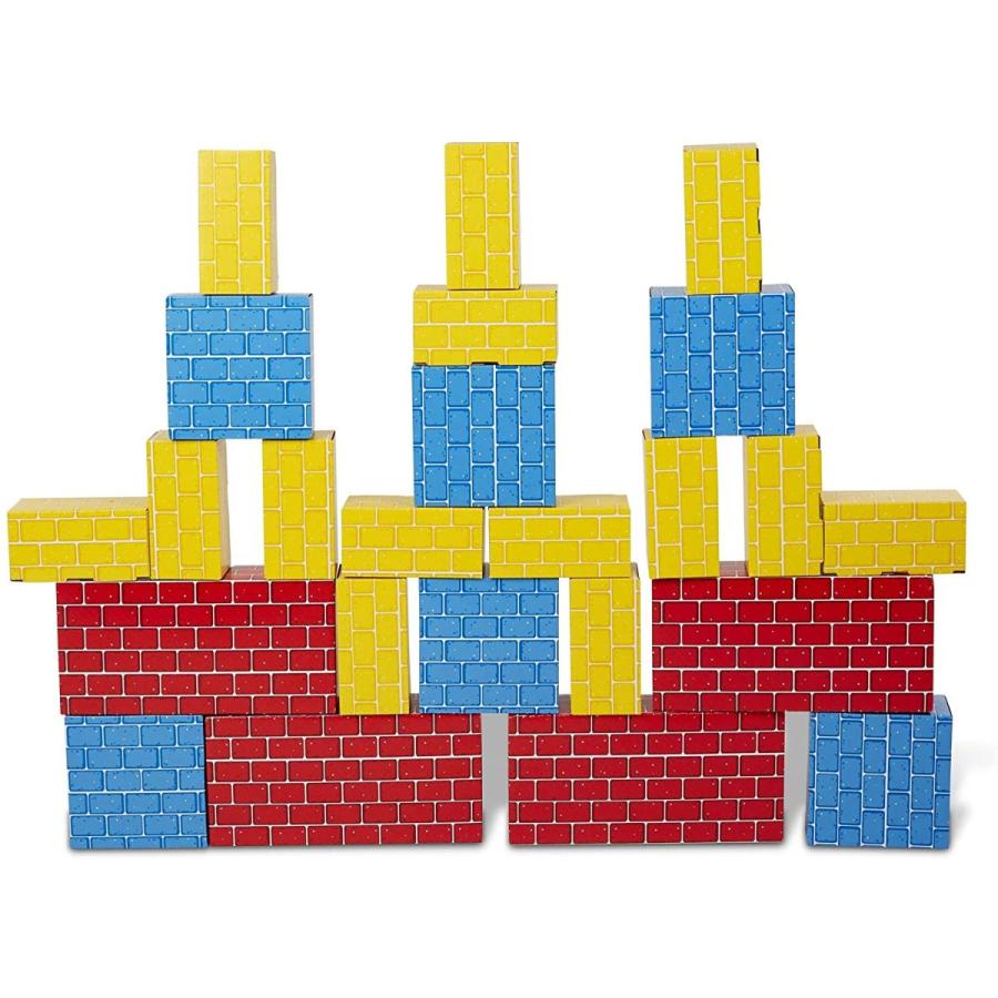 年末のプロモーション特価！ メリッサ&ダグ おもちゃ 知育玩具 96105 Melissa & Doug Jumbo Extra-Thick Cardboard Building Blocks