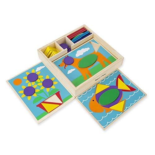 メリッサ\u0026ダグ おもちゃ 知育玩具 528 Melissa \u0026 Doug Beginner Wooden Pattern Blocks Educational To