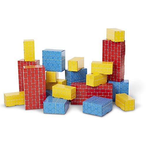 メリッサ&ダグ おもちゃ 知育玩具 96104 Melissa & Doug Deluxe Jumbo Cardboard Blocks (24 Pieces) -