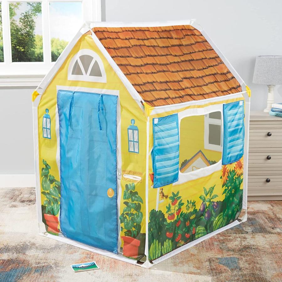 メリッサ&ダグ おもちゃ おままごと 32103 Melissa & Doug Cozy Cottage Fabric Play Tent and Storag_3