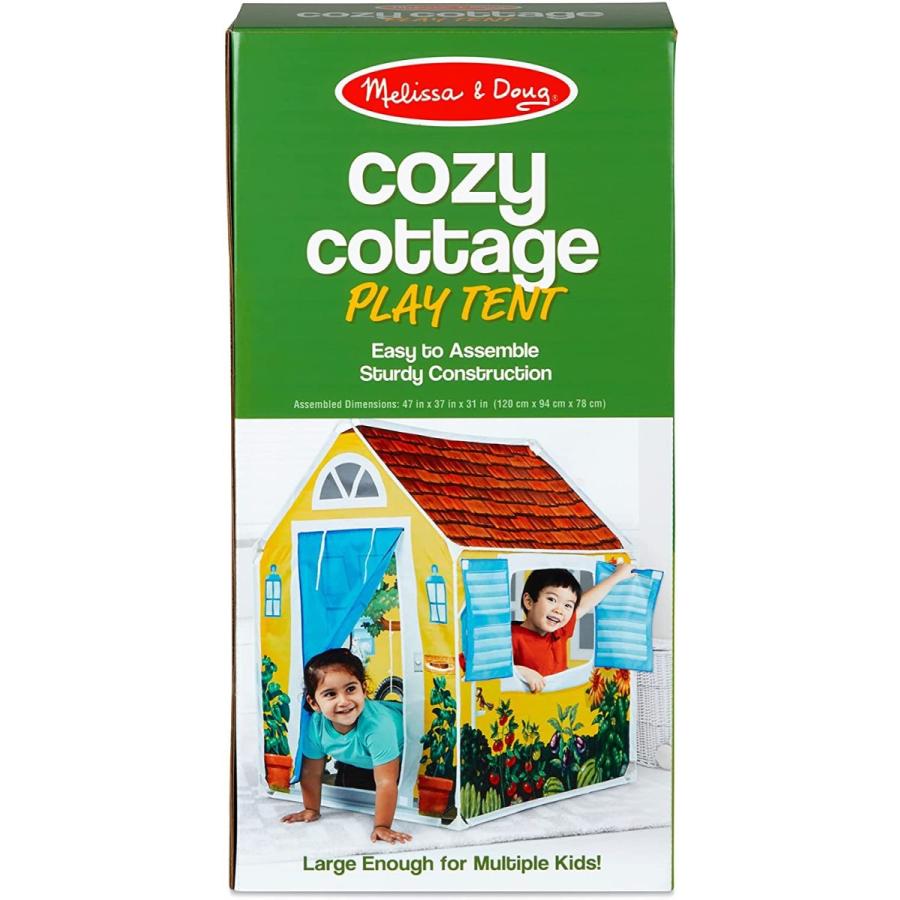 メリッサ&ダグ おもちゃ おままごと 32103 Melissa & Doug Cozy Cottage Fabric Play Tent and Storag_6