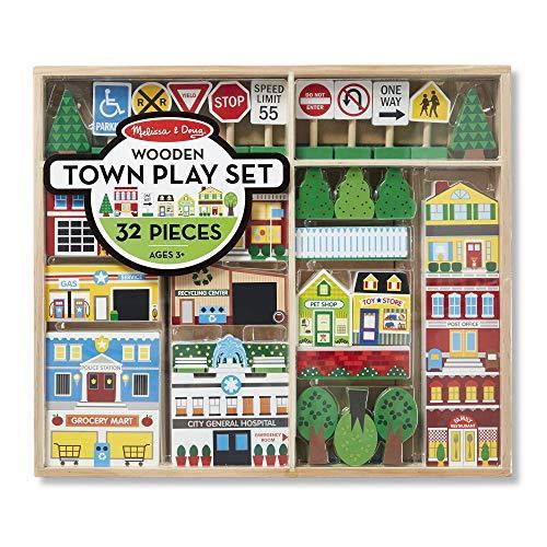 メリッサ&ダグ おもちゃ 知育玩具 98141 Melissa & Doug Wooden Town