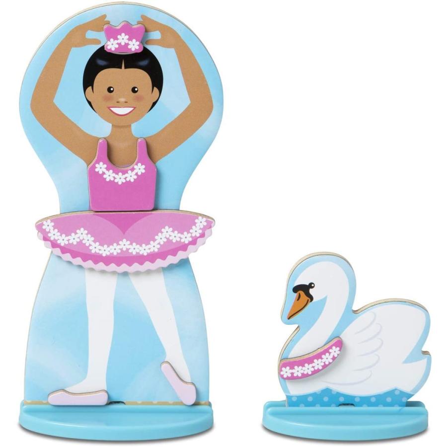 メリッサ&ダグ おもちゃ 知育玩具 30322 Melissa & Doug Ballerina And Fairy Magnetic Dress-Up Doubl