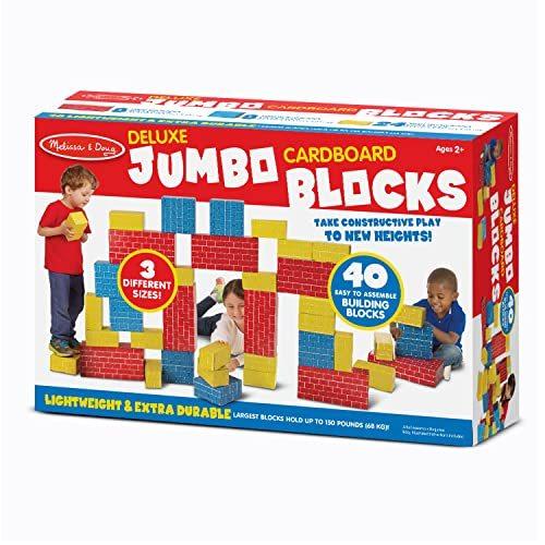 メリッサ&ダグ おもちゃ 知育玩具 2784 Melissa & Doug Jumbo Extra-Thick Cardboard Building Blocks