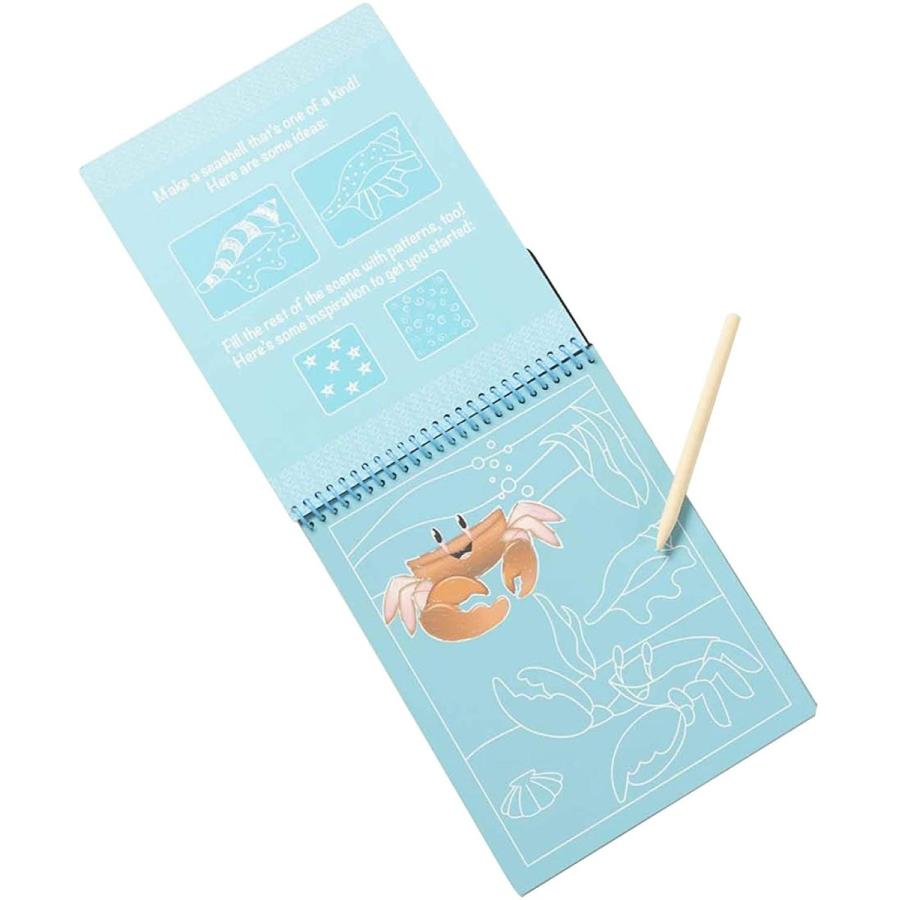 メリッサ&ダグ おもちゃ 知育玩具 9149 Melissa & Doug On The Go Scratch Art Sea Life Color-Reveal_6