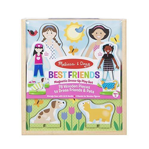 メリッサ&ダグ おもちゃ 知育玩具 9314 Melissa & Doug Best Friends Magnetic Dress-Up Wooden Dolls