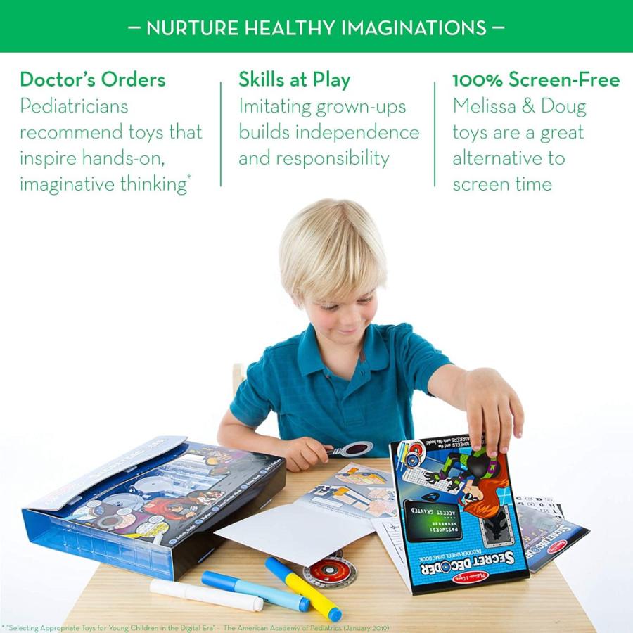 メリッサ&ダグ おもちゃ 知育玩具 5238 Melissa & Doug On The Go Secret Decoder Deluxe Activity Set_2