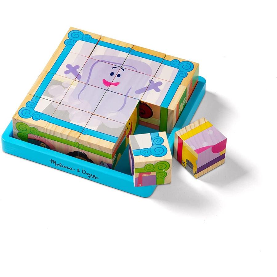 メリッサ&ダグ おもちゃ 知育玩具 000772330077 Melissa & Doug Blue's Clues & You! Wooden Cube Puzz_3