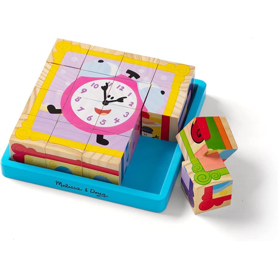 メリッサ&ダグ おもちゃ 知育玩具 000772330077 Melissa & Doug Blue's Clues & You! Wooden Cube Puzz_6