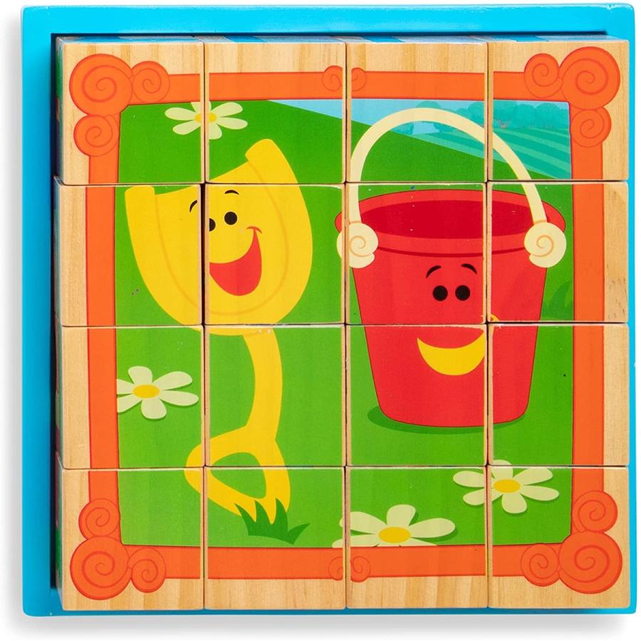 メリッサ&ダグ おもちゃ 知育玩具 000772330077 Melissa & Doug Blue's Clues & You! Wooden Cube Puzz_9