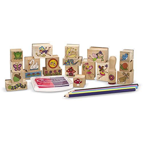 メリッサ&ダグ おもちゃ 知育玩具 2424 Melissa & Doug Stamp-a-Scene Stamp Pad: Fairy Garden - 20 W