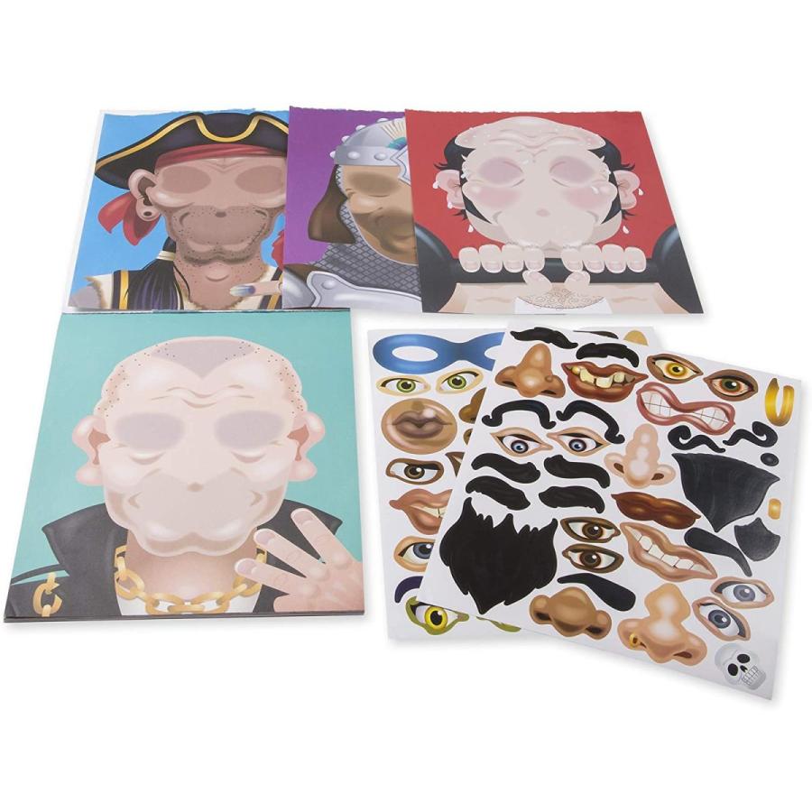 メリッサ\u0026ダグ おもちゃ 知育玩具 4237 Melissa \u0026 Doug Make-a-Face Sticker Pad - Crazy Characters,の画像