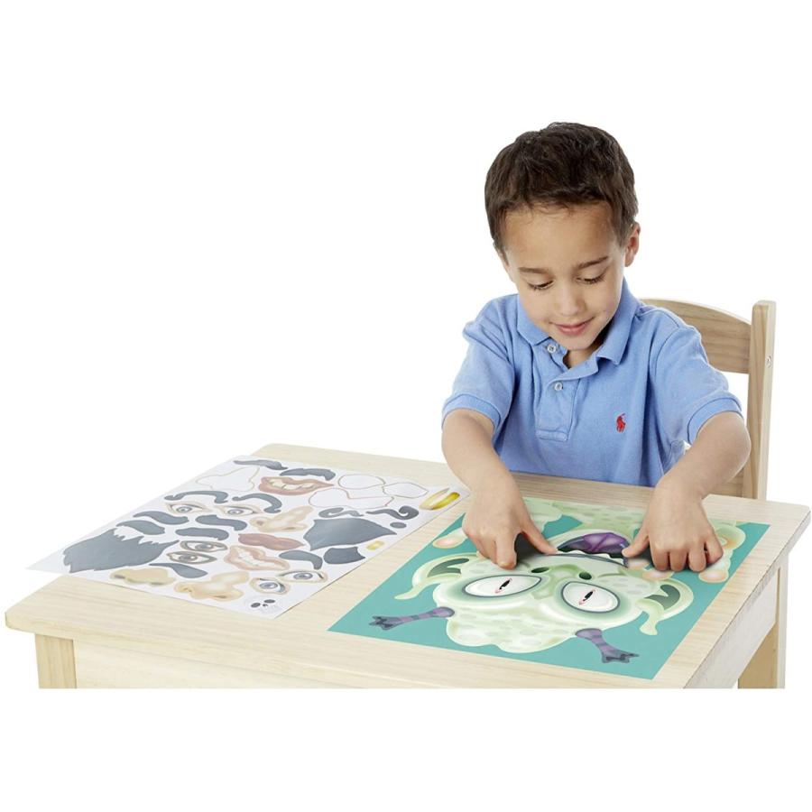 メリッサ\u0026ダグ おもちゃ 知育玩具 4237 Melissa \u0026 Doug Make-a-Face Sticker Pad - Crazy Characters,の画像