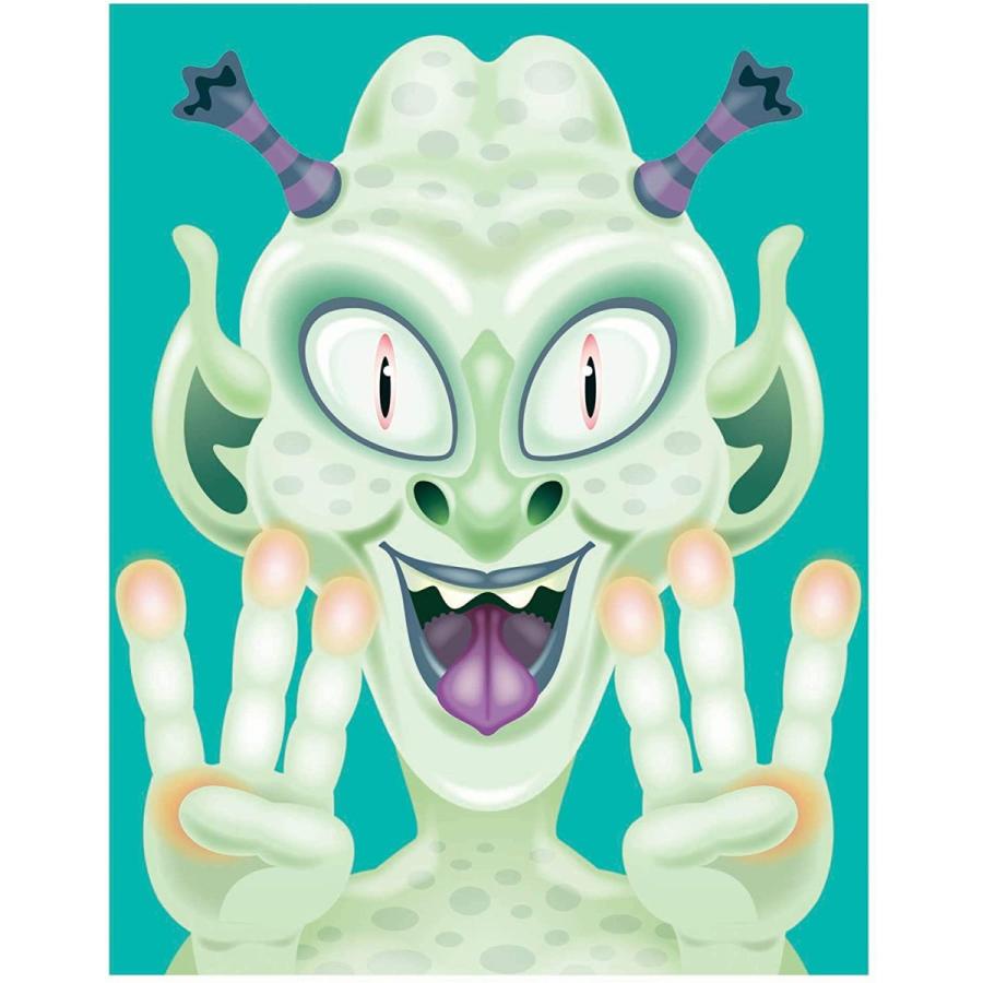 メリッサ\u0026ダグ おもちゃ 知育玩具 4237 Melissa \u0026 Doug Make-a-Face Sticker Pad - Crazy Characters,の画像