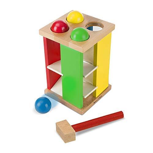 メリッサ&ダグ おもちゃ 知育玩具 3559 Melissa & Doug Deluxe Pound and Roll Wooden Tower Toy with