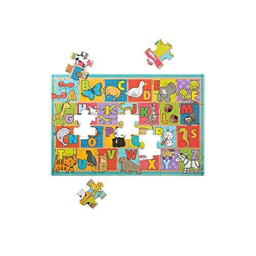 メリッサ&ダグ おもちゃ 知育玩具 31373 Melissa & Doug Natural Play Giant Floor Puzzle: ABC Animal